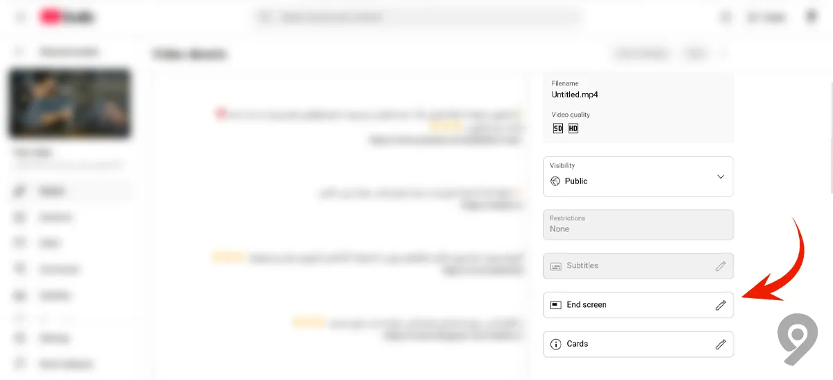 افزایش سابسکرایب در یوتیوب، استفاده از End screen